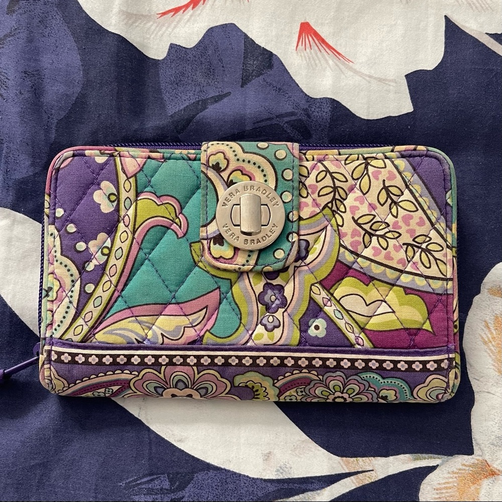 Vera Bradley Turnlock Wallet